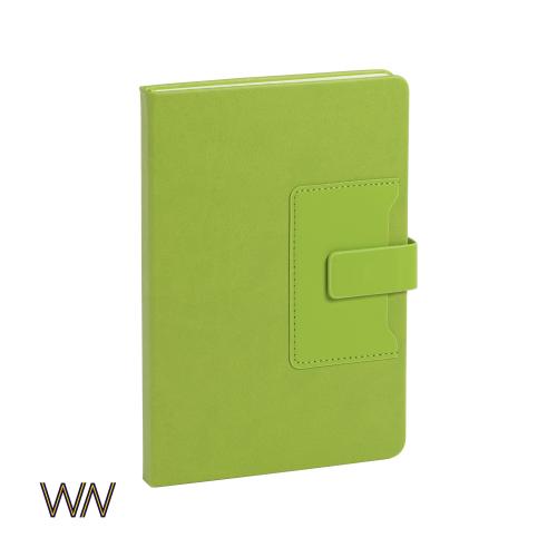 Ежедневник недатированный "Монти", формат А5, цвет зеленое яблоко