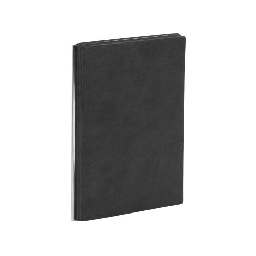 Ежедневник недатированный "Аскона", формат А5, гибкая обложка, цвет черный
