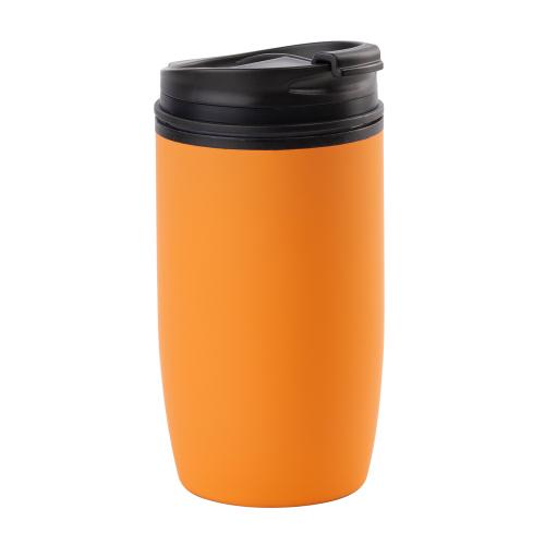 Термостакан "Unicup" 300 мл, покрытие soft touch, цвет оранжевый