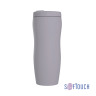 Термостакан "Монтана" 400 мл, покрытие soft touch, цвет серый